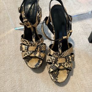 Yves St Laurent (38.5) TAN NOT YELLOW